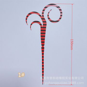 LETOYO Silicone Skirts Jig Lead Squid Rubber DIY Spinner Bait Accessories for Fishing