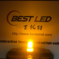 슈퍼 브라이트 3mm 확산 노란색 LED 590nm