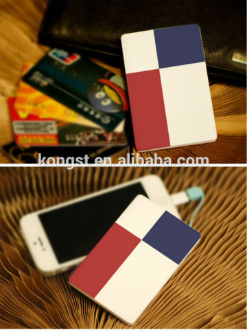 mini credit card mobile power,ultra slim mini phone credit card power bank