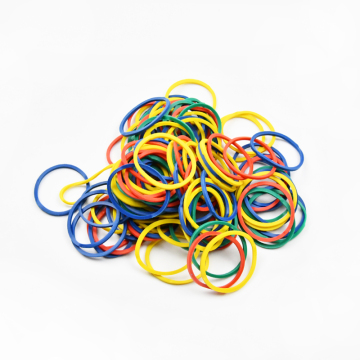Multi-Colored Stretch Rubber Bands for Binding Test Papers and Manuscripts