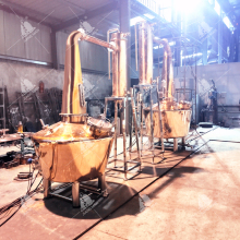Copper Pot Single Malt Whiskey Distillery Full Set for Grain Making