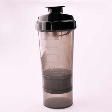 hot selling three layers high quality BPA free plastic shaker bottle for promotion gifts 