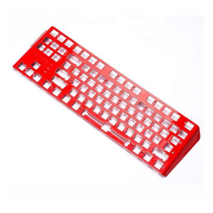 Hot sale stainless steel aluminum metal carbon fiber keyboard plate