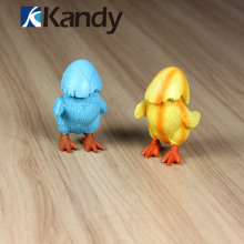 Interesting two blue and yellow shy birds the resin