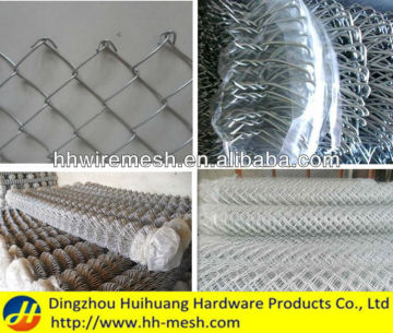 Galvanized walkway chain wire mesh fence