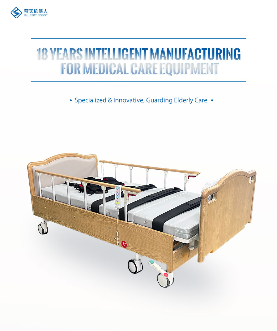 cama de pie eléctrica para el cuidado del hogar home care electric standing bed