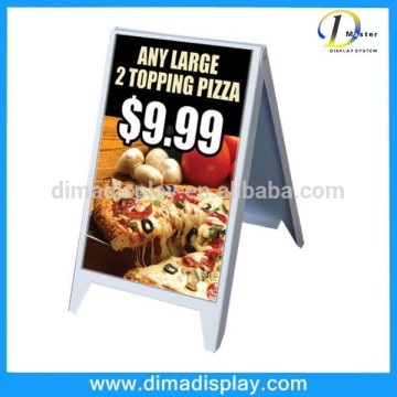 DM PVC sidewalk signs,a frame signs cheap,aluminium display frame