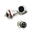 M12 Panel Mounting Lock Waterproof Connector