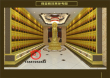 Thousands of buddha wall in temples