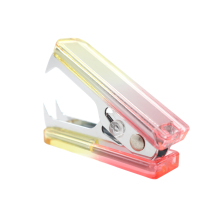 Chrome Plated Nail Puller and Staple Remover with Pink and Yellow Gradual Acrylic Design