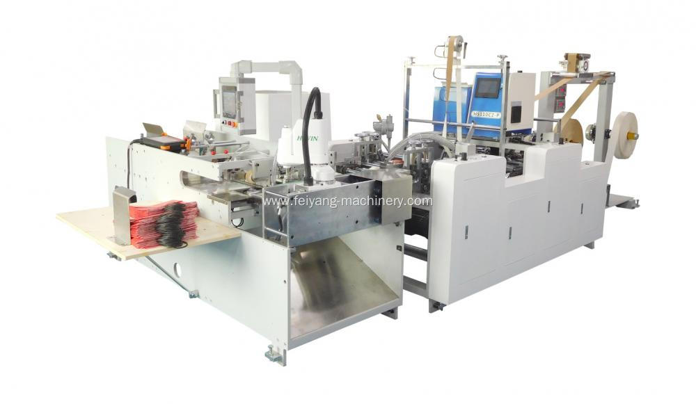 Automatic Paper Bag Handle Gluing Machine