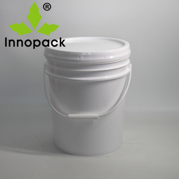 HDPE plastic paint 20 litre bucket with lid