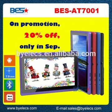 Colorful 7inch dual core tablet 2014 hot gift items