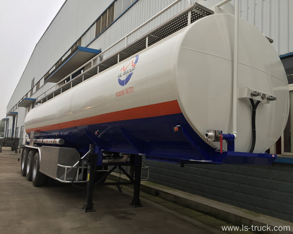 39000L Carbon Steel Oil Tank Semi Trailer