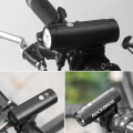 Torcia elettrica per biciclette ricaricabile USB di alluminio IP65
