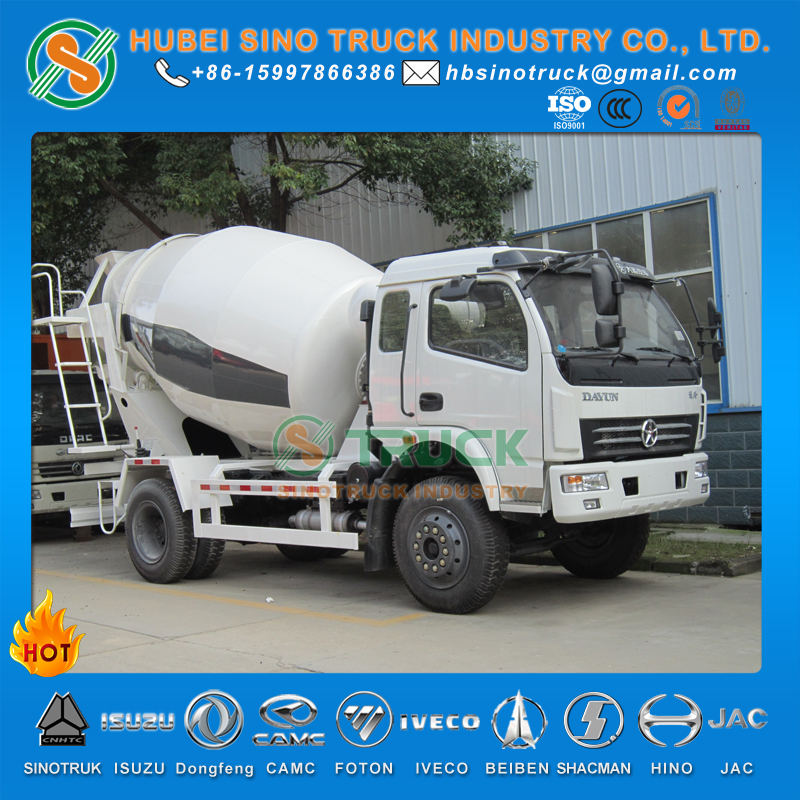 Dayun 3-4cbm Concrete Cement Mixer