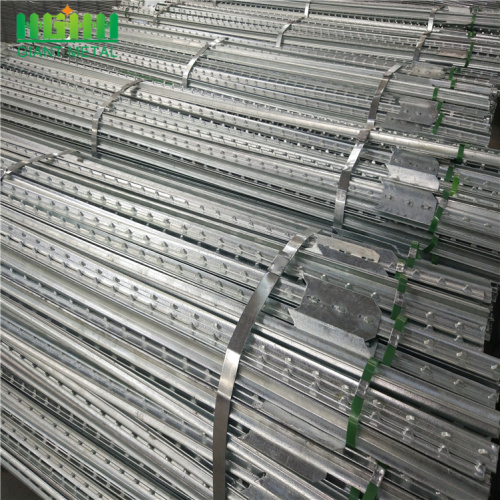 Postes de valla de metal galvanizado barato por mayor decorativo t