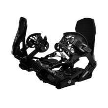 Custom Size White and Black All-Mountain Ski and Snowboard Bindings for Adults