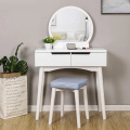 Wood Mirror Almirah Simple Dressing Table With Drawers