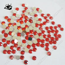 High quality round shape acrylic crystal 10mm Red color 08 for apprel