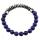 Gemstone 8 mm perles rondes à facettes Abacus Bracelets magnétiques Abacus Hematite Bracelets Crystal Quartz Stretch Bangle pour hommes femmes