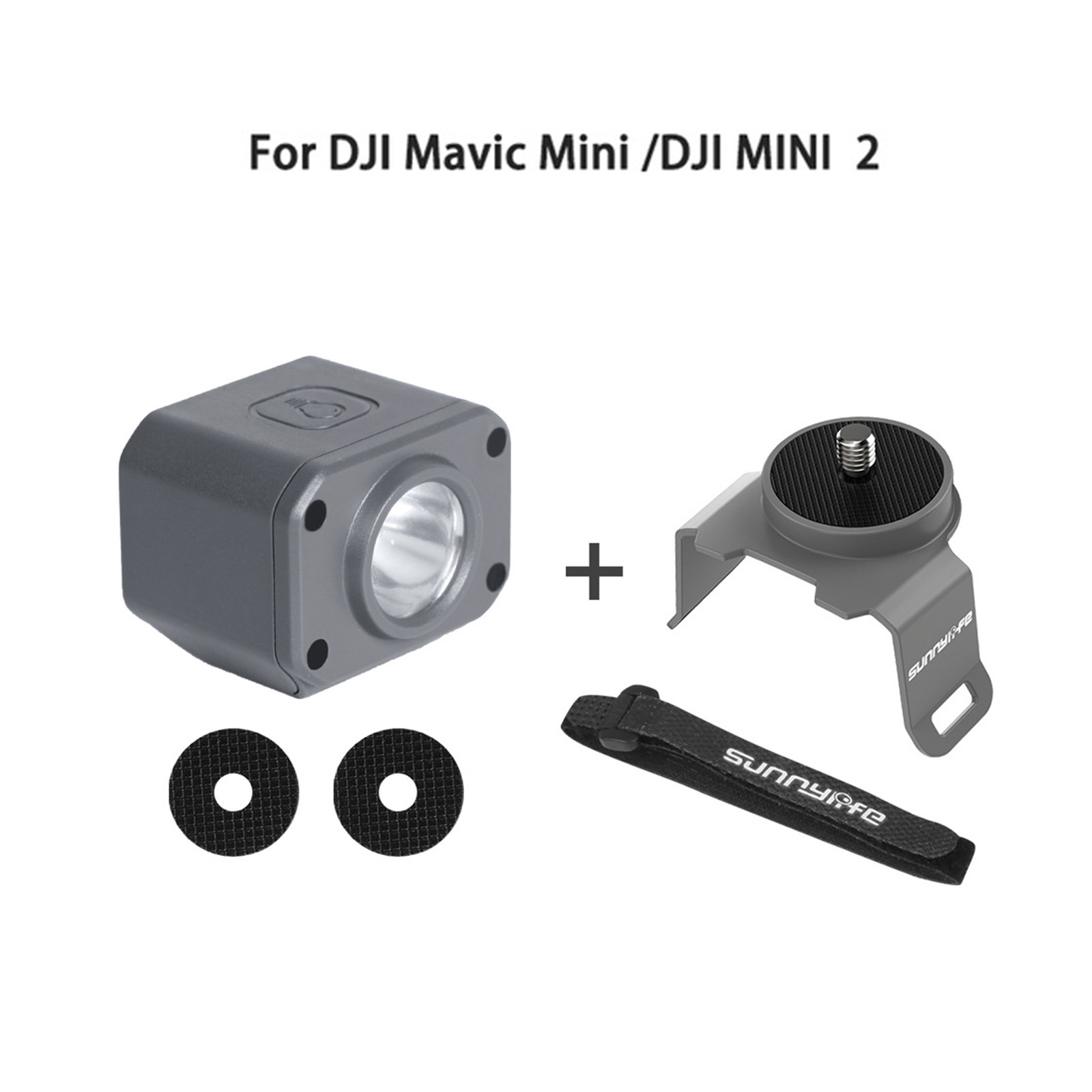 Sunnylife Mini2 Mavic 2 Mavic Air2 Searchlight Mount Bracket Drone Night Aerial Photography Fill Light Four Styles