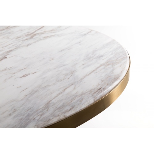 Round Marble Top Single Leg Restaurant Dining Tables