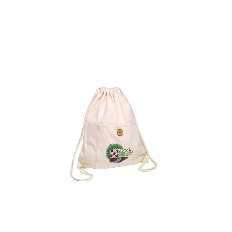 Natural white cotton bag 