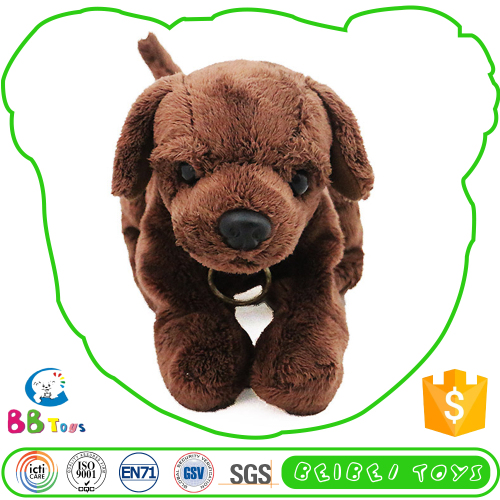 Novel Product Advantage Price Plush Dark Brown Dog Lying Posture