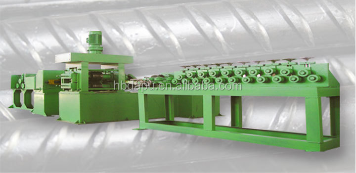 Ribbed wire steel deformed rebar machine