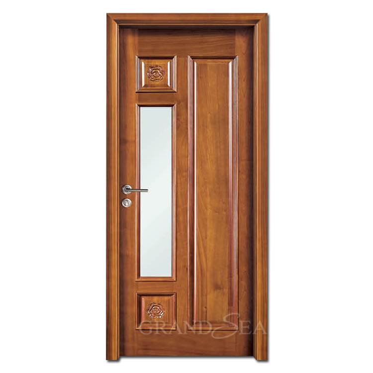 2019 top selling commercial wood doors with glass