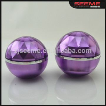 Jars wholesale cosmetic acrylic ball shape acrylic ball cream jar; wholesale jars; ball cream jar