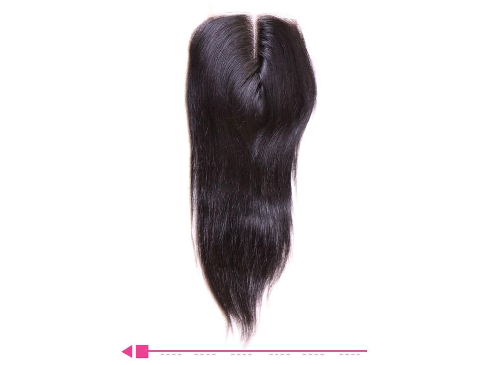 Closure 4X4 Brazilian Straight Closure Hair Raw Unprocessed Virgin Brazilian Hair