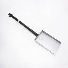 BBQ-ark swarte handle Mild Steel Carbon Spatula