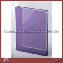 Purple Square Skillful Acrylic/Plexiglass Photo/Picture Frame