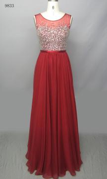 Optical Illusion Prom Mesh Dress