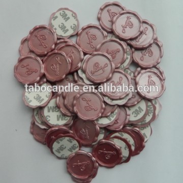 circle wax seal stickers