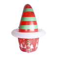 Décoration de chapeau de Noël gonflable en PVC personnalisé