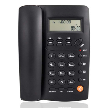 Corded Landline Telephone with Answering System, Backlit Display, and Speakerphone