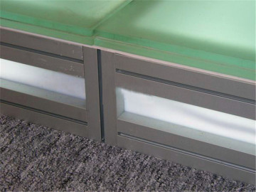 lighting glass floor