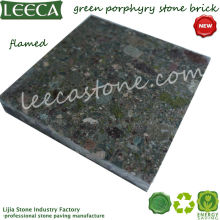 Green rose porphyry stone brick