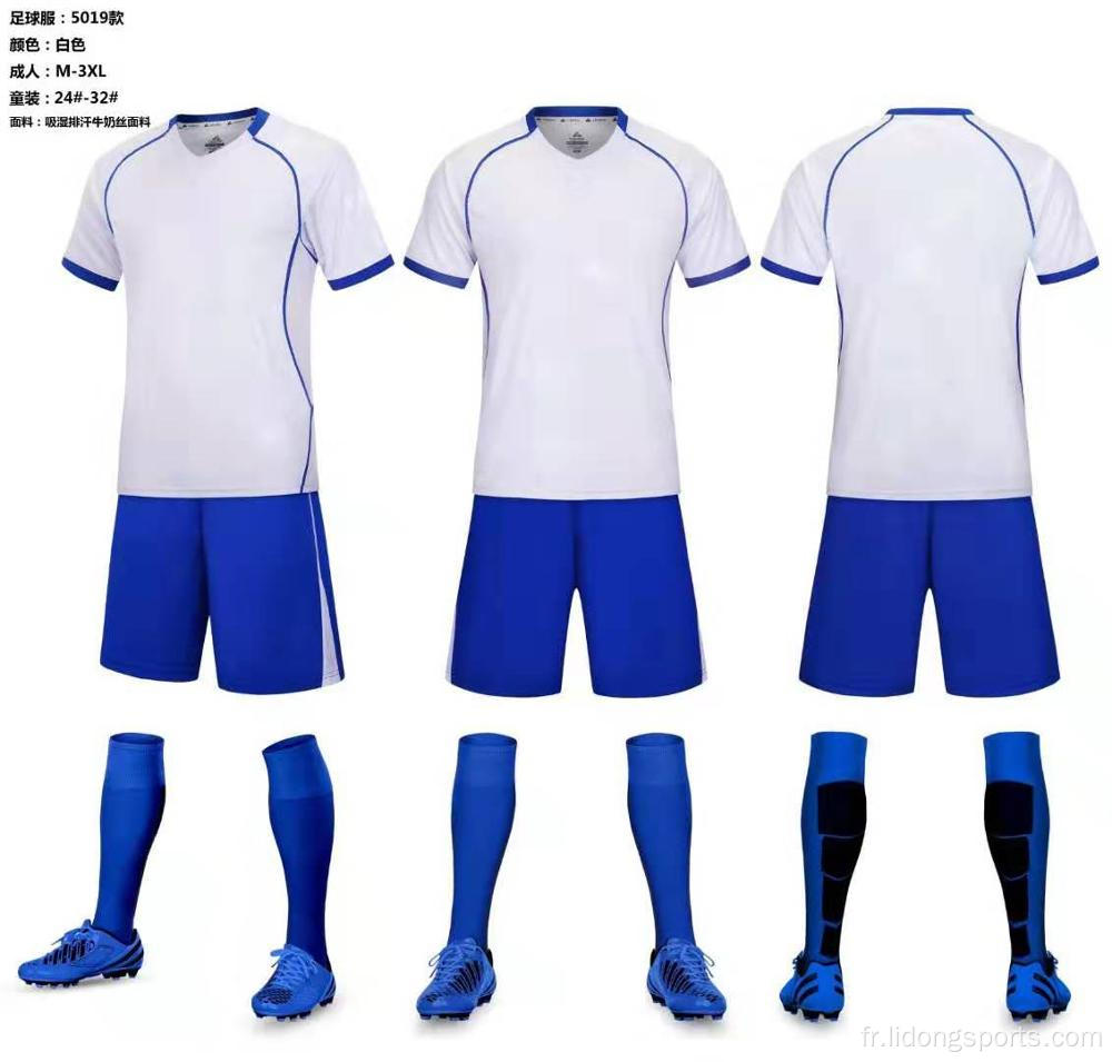 Chinois Factory Design Votre propre marque de football de marque de football Soccer L Shirt pour les enfants Femmes Hommes