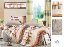 Family Decorative Printed Queen Size Complete 100% Cotton Bed Sets For Bedroom