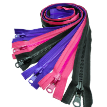 Plastic Zipper Resin Derlin Reversible Zipper