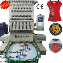 hat/cap/tubular/cylinder/t-shirt/flat embroidery single head computerized embroidery machine with prices