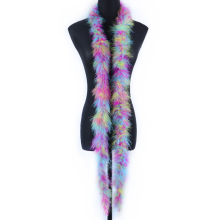 Assorted Colors Turkey Feather Boas - 18g Bulk Pack for Costumes, Sewing, and Crafts