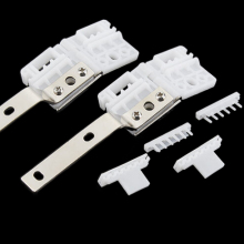 Sample White Window Blinds with CURTAIN TRACK RAIL