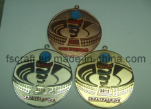 Gold Silver Bron Competition Medal