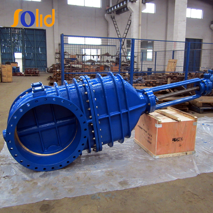 Ductile iron resilient rubber lined gate valves with indicator