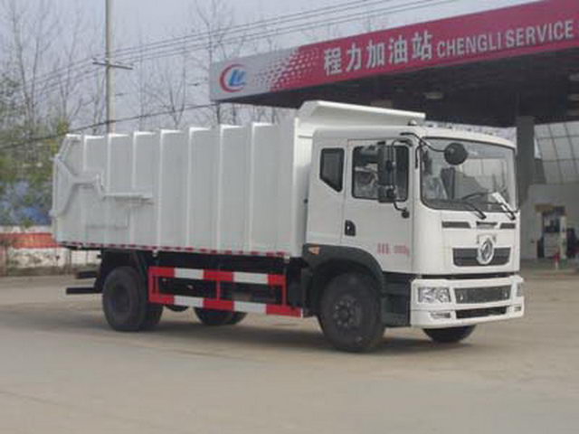 DONGFENG 14CBM Pressure Docking Garbage Collector شاحنة